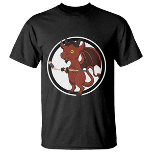 Funny Cryptid Sports Gift T Shirt Jersey Devil Playing Ice Hockey TS12 Black Print Your Wear