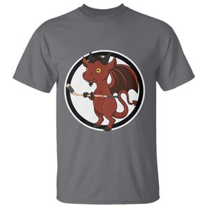 Funny Cryptid Sports Gift T Shirt Jersey Devil Playing Ice Hockey TS12 Charcoal Print Your Wear