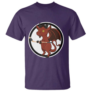 Funny Cryptid Sports Gift T Shirt Jersey Devil Playing Ice Hockey TS12 Purple Print Your Wear