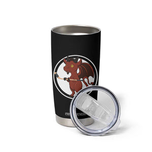 Funny Cryptid Sports Gift Tumbler Cup Jersey Devil Playing Ice Hockey TS12 Print Your Wear