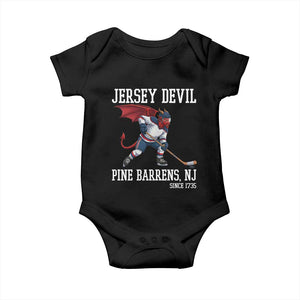 Pine Barrens New Jersey Devil Baby Onesie Gothic Horror Ice Hockey Gift TS12 Black Print Your Wear