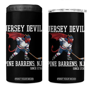 Pine Barrens New Jersey Devil 4 in 1 Can Cooler Tumbler Gothic Horror Ice Hockey Gift TS12 One Size: 16 oz Black Print Your Wear