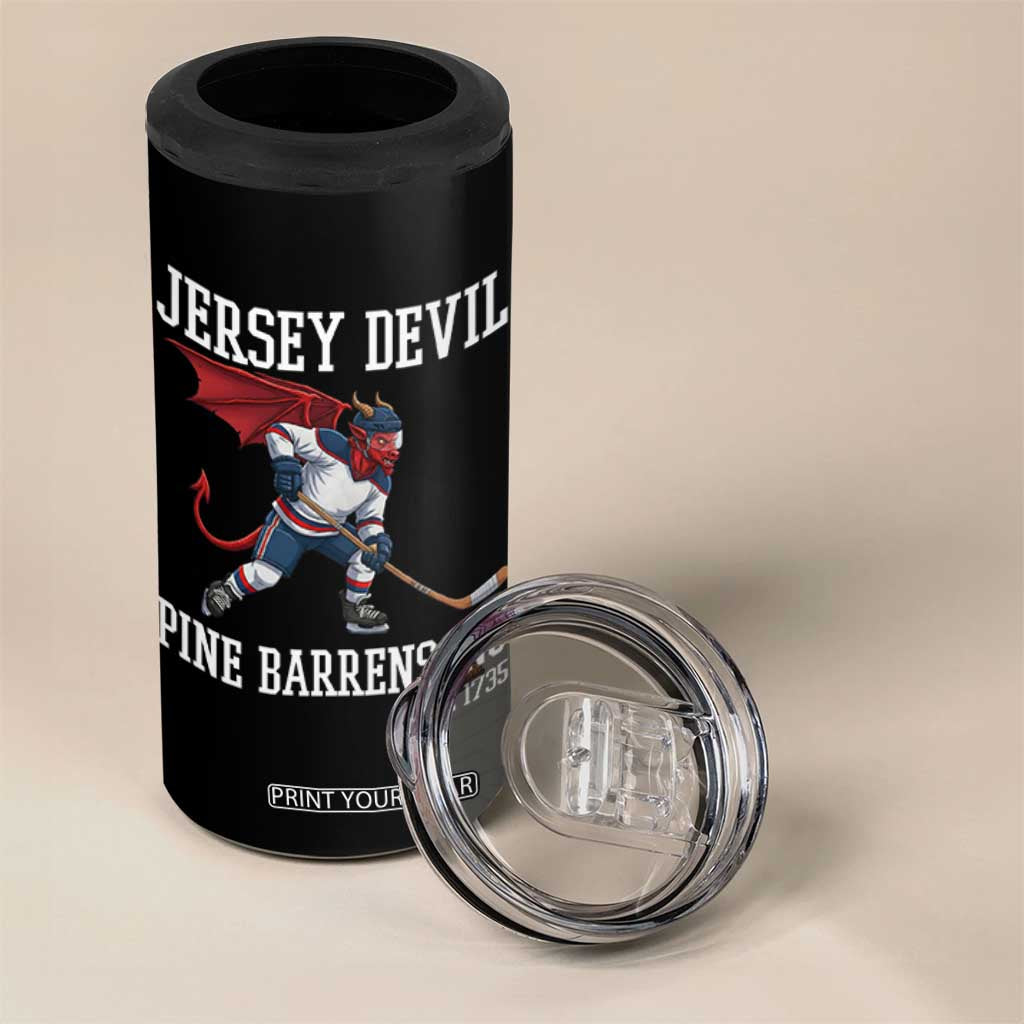 Pine Barrens New Jersey Devil 4 in 1 Can Cooler Tumbler Gothic Horror Ice Hockey Gift TS12 Print Your Wear