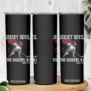 Pine Barrens New Jersey Devil Skinny Tumbler Gothic Horror Ice Hockey Gift TS12 Print Your Wear