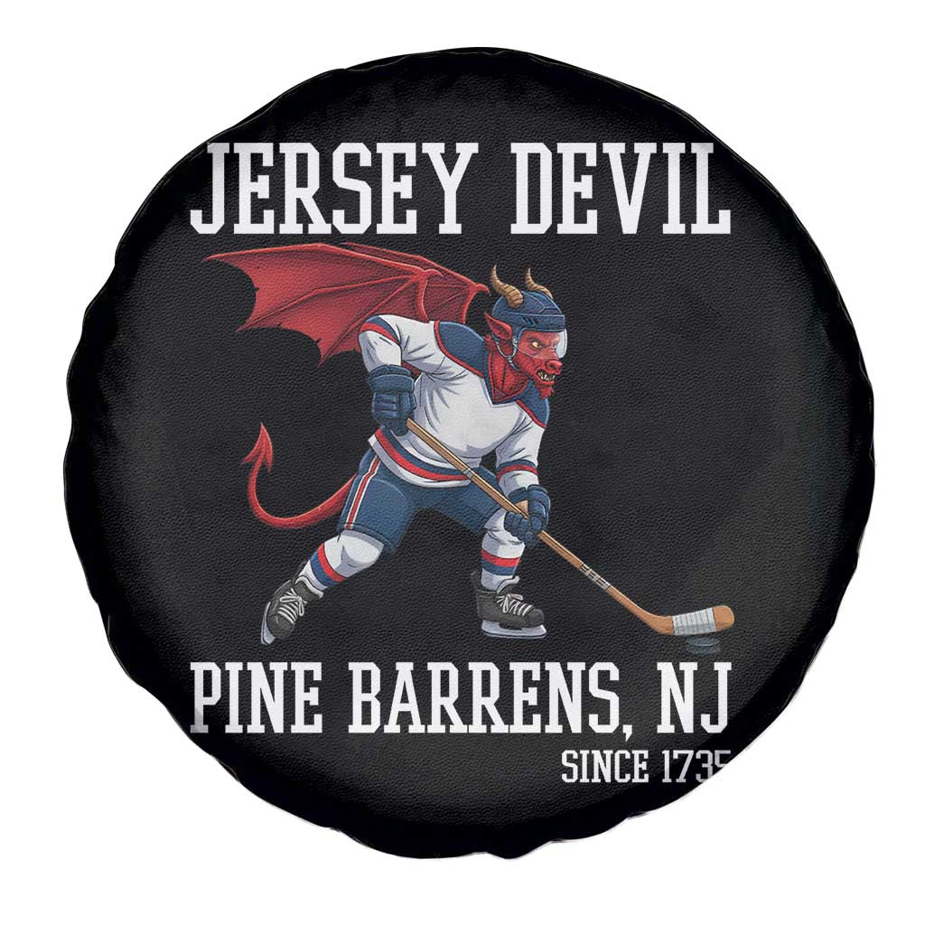 Pine Barrens New Jersey Devil Spare Tire Cover Gothic Horror Ice Hockey Gift TS12 Print Your Wear