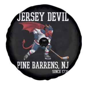 Pine Barrens New Jersey Devil Spare Tire Cover Gothic Horror Ice Hockey Gift TS12 Print Your Wear