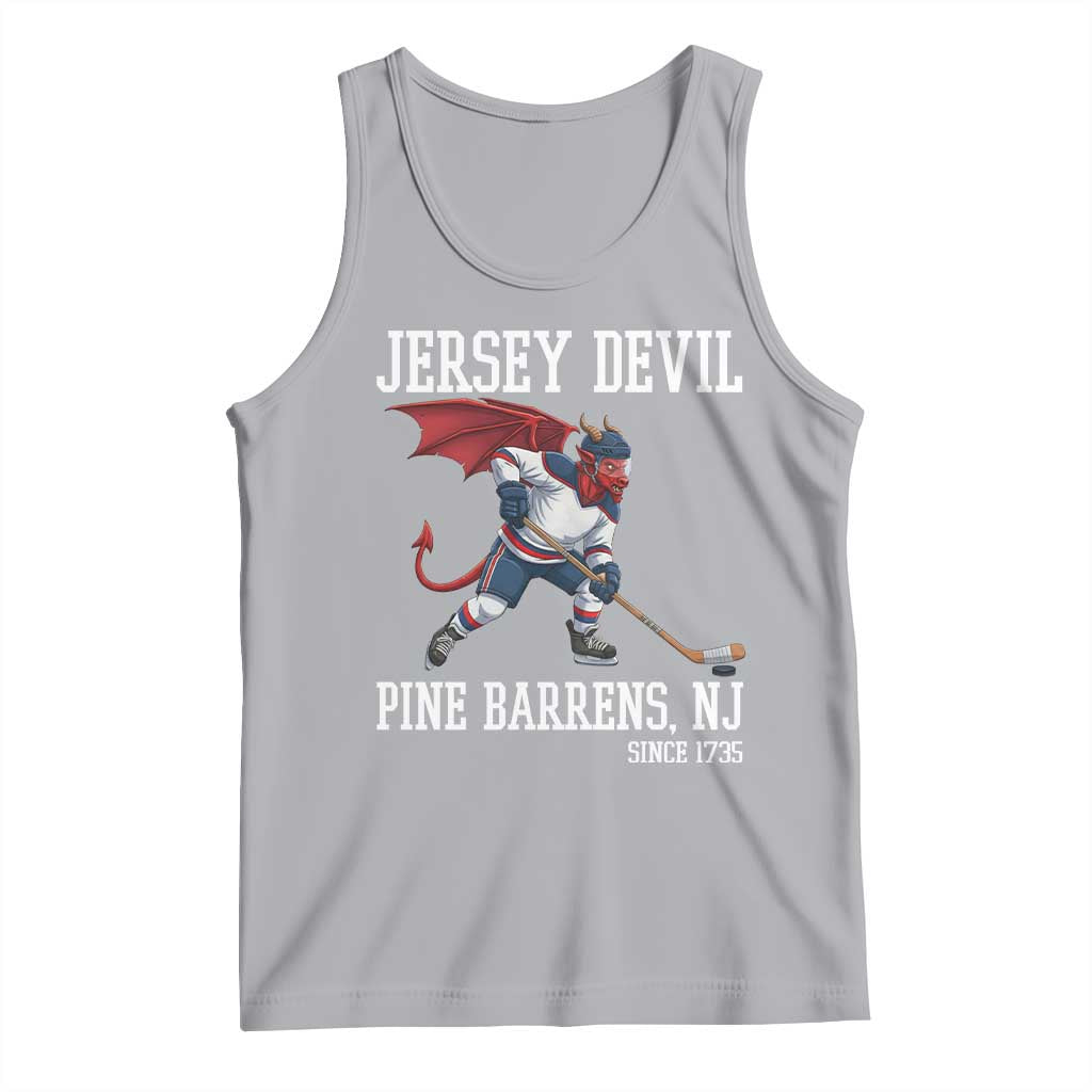 Pine Barrens New Jersey Devil Tank Top Gothic Horror Ice Hockey Gift TS12 Athletic Heather Print Your Wear