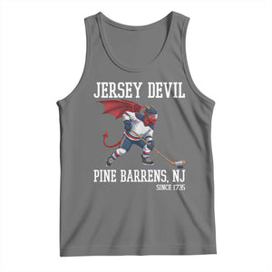 Pine Barrens New Jersey Devil Tank Top Gothic Horror Ice Hockey Gift TS12 Black Heather Print Your Wear