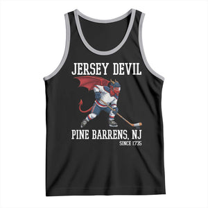 Pine Barrens New Jersey Devil Tank Top Gothic Horror Ice Hockey Gift TS12 Black Athletic Heather Print Your Wear