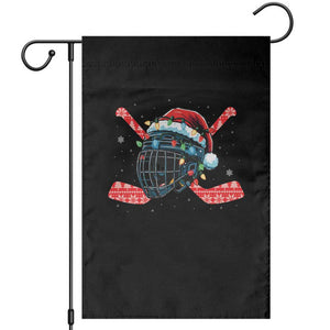 Christmas Ice Hockey Helmet Santa Garden Flag Funny Xmas Gift TS12 Black Print Your Wear