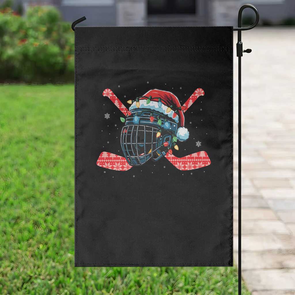 Christmas Ice Hockey Helmet Santa Garden Flag Funny Xmas Gift TS12 Print Your Wear