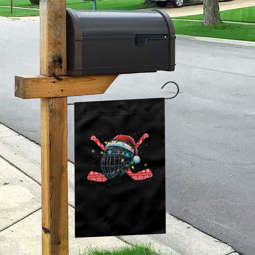Christmas Ice Hockey Helmet Santa Garden Flag Funny Xmas Gift TS12 Print Your Wear