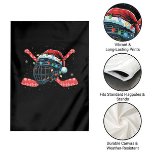 Christmas Ice Hockey Helmet Santa Garden Flag Funny Xmas Gift TS12 Print Your Wear