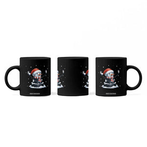 Hockey Puck Snowman Coffee Mug Funny Holiday Christmas Gift TS12 Print Your Wear