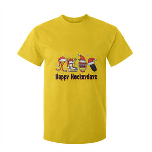 Happy Hockeydays T Shirt For Kid Funny Christmas Ice Hockey Gift TS12 Daisy Print Your Wear