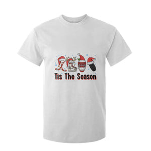 Funny Ice Hockey Christmas Gift T Shirt For Kid Tis The Season TS12 White Print Your Wear