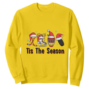 Funny Ice Hockey Christmas Gift Sweatshirt Tis The Season TS12 Daisy Print Your Wear