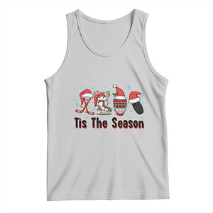 Funny Ice Hockey Christmas Gift Tank Top Tis The Season TS12 Ash Print Your Wear