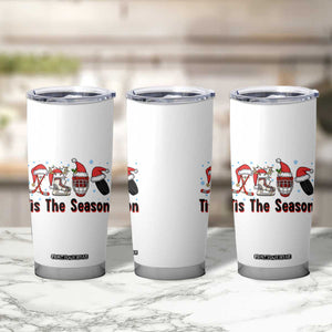 Funny Ice Hockey Christmas Gift Tumbler Cup Tis The Season TS12 Print Your Wear