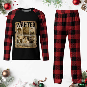Well Behaved Women Seldom Make History Plaid Pajama Set Vintage Feminist Poster TS12 Buffalo Plaid Print Your Wear