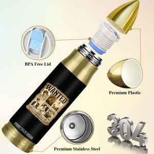 Well Behaved Women Seldom Make History Bullet Tumbler Vintage Feminist Poster TS12 Print Your Wear