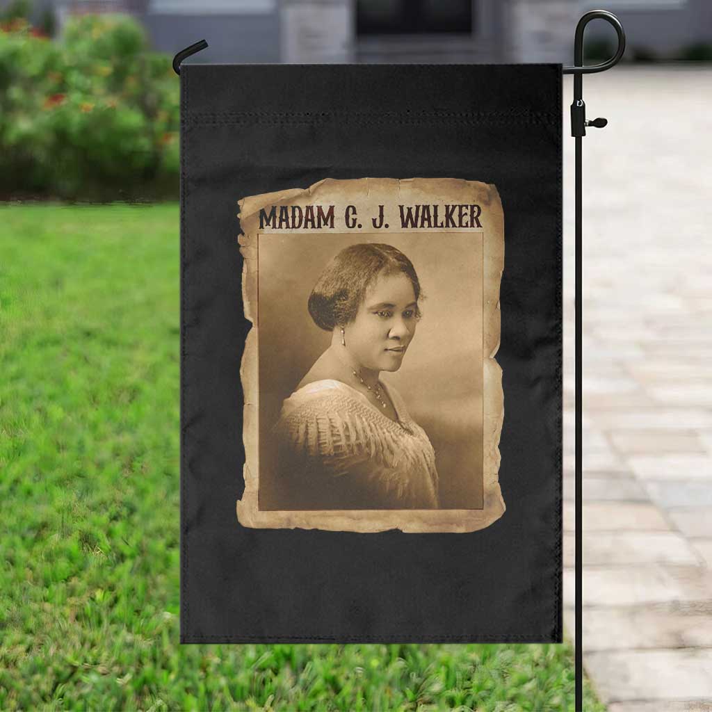 Madam CJ Walker Garden Flag Female Empowerment History Gift TS12 Print Your Wear