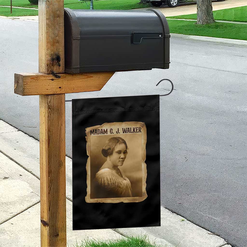 Madam CJ Walker Garden Flag Female Empowerment History Gift TS12 Print Your Wear