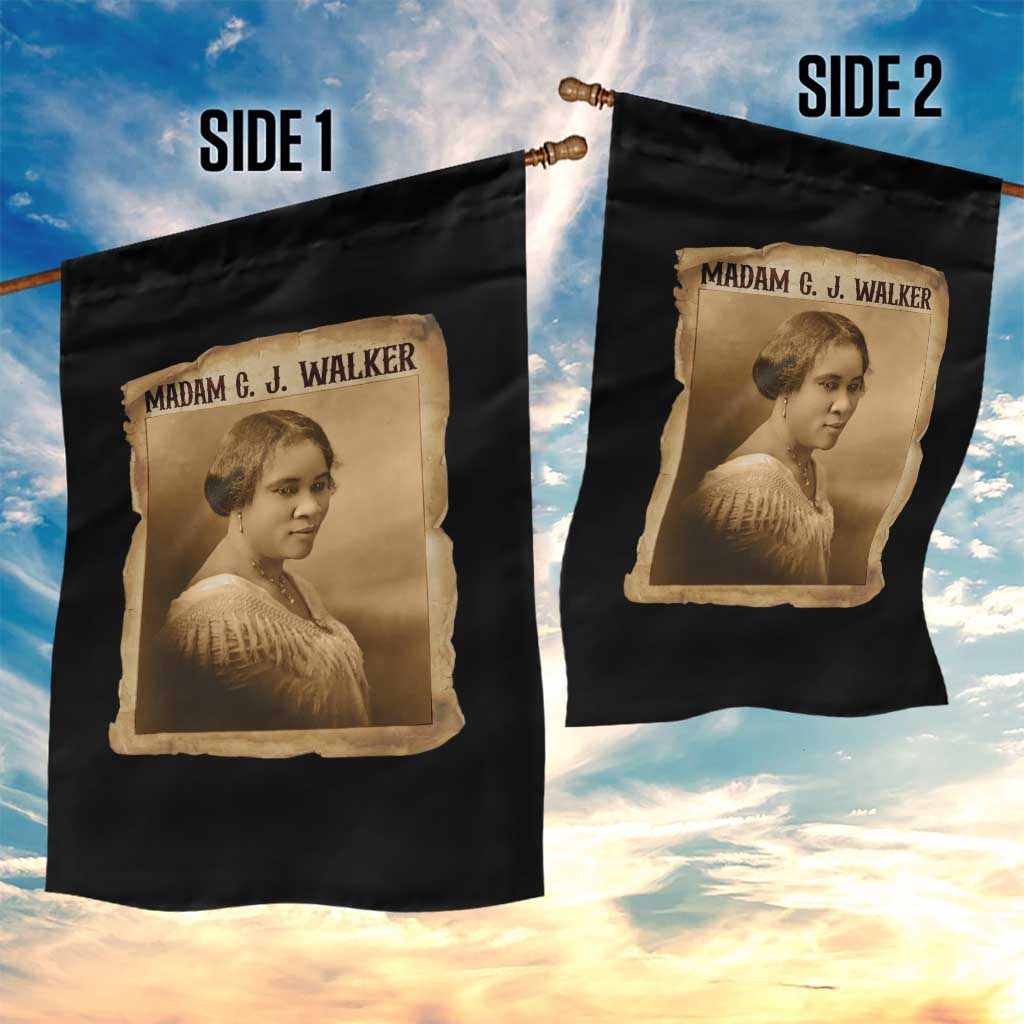 Madam CJ Walker Garden Flag Female Empowerment History Gift TS12 Print Your Wear