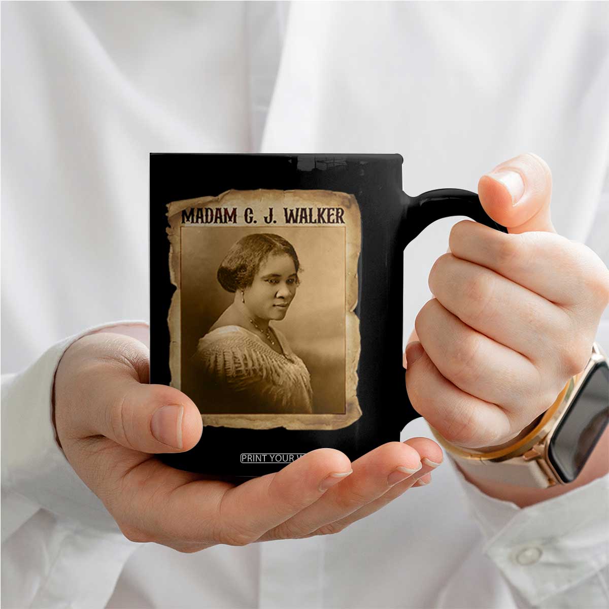Madam CJ Walker Coffee Mug Female Empowerment History Gift TS12 Print Your Wear