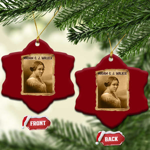 Madam CJ Walker Ceramic Ornament Female Empowerment History Gift TS12 Print Your Wear