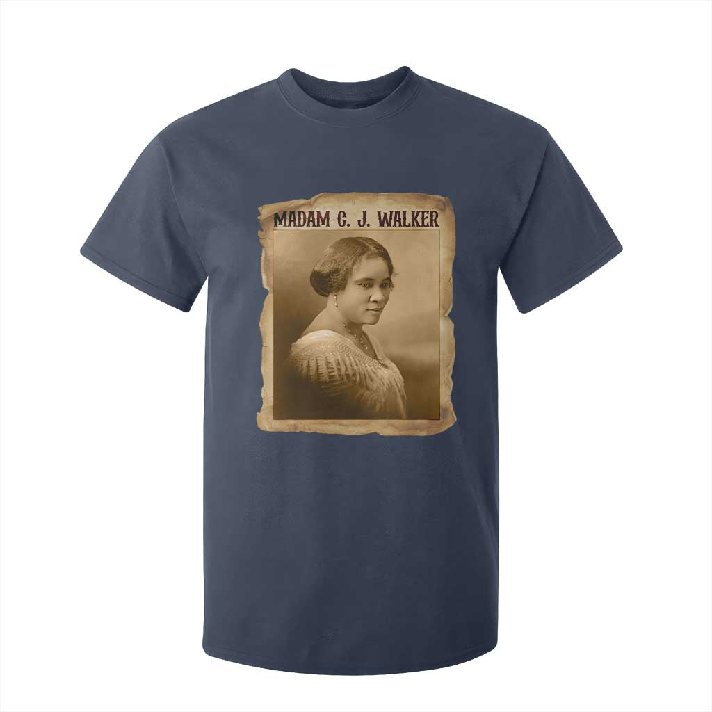 Madam CJ Walker T Shirt For Kid Female Empowerment History Gift TS12 Navy Print Your Wear