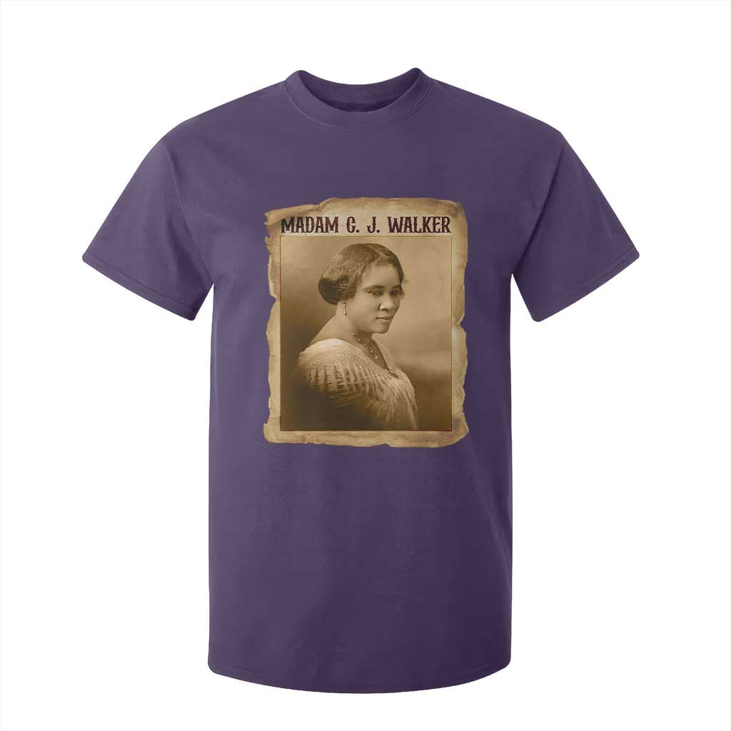 Madam CJ Walker T Shirt For Kid Female Empowerment History Gift TS12 Purple Print Your Wear