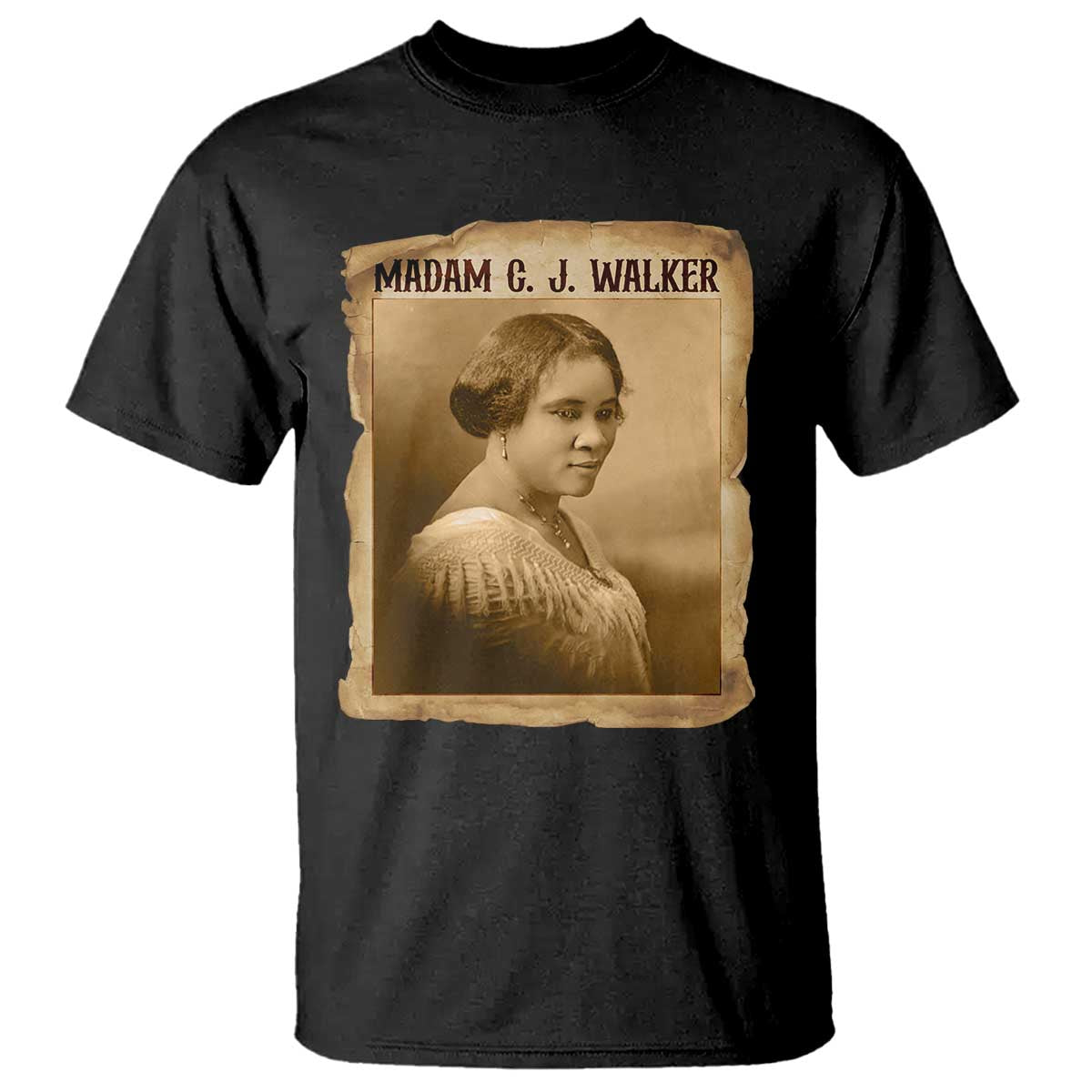Madam CJ Walker T Shirt Female Empowerment History Gift TS12 Black Print Your Wear