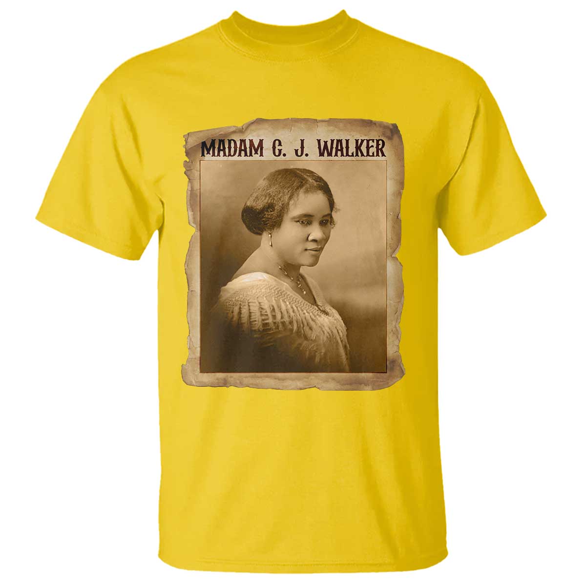 Madam CJ Walker T Shirt Female Empowerment History Gift TS12 Daisy Print Your Wear