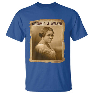 Madam CJ Walker T Shirt Female Empowerment History Gift TS12 Royal Blue Print Your Wear