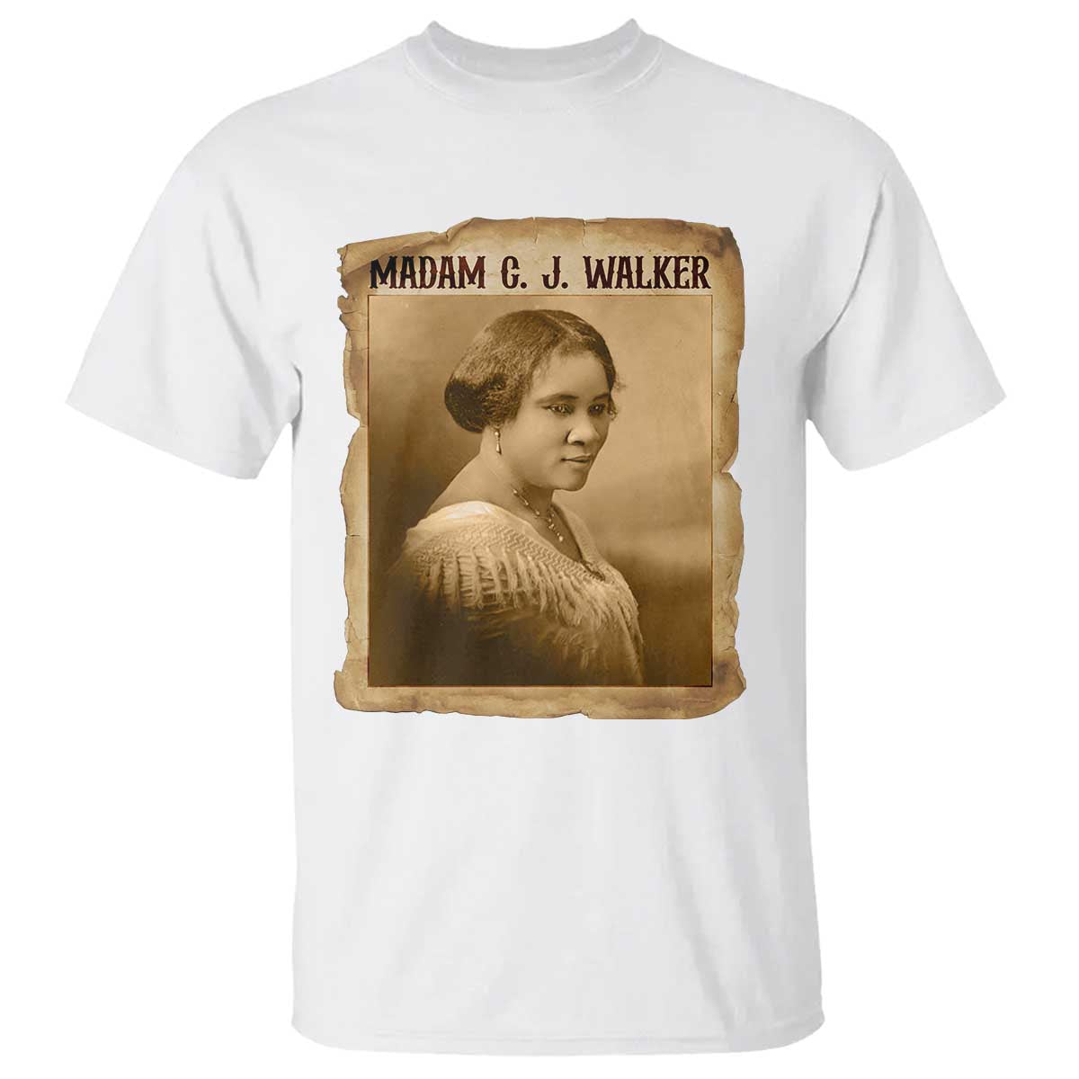 Madam CJ Walker T Shirt Female Empowerment History Gift TS12 White Print Your Wear