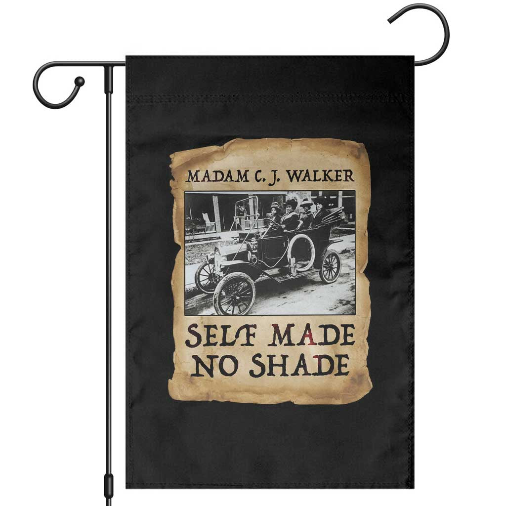 Madam CJ Walker Self Made Millionaire Garden Flag Strong Black Woman Leader TS12 Black Print Your Wear