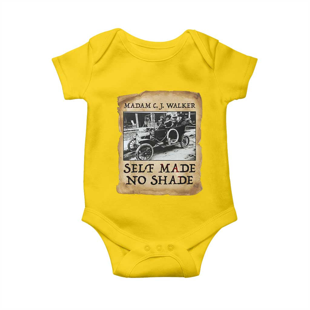 Madam CJ Walker Self Made Millionaire Baby Onesie Strong Black Woman Leader TS12 Daisy Print Your Wear