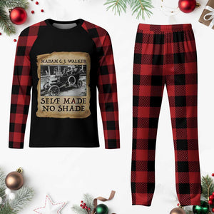 Madam CJ Walker Self Made Millionaire Plaid Pajama Set Strong Black Woman Leader TS12 Buffalo Plaid Print Your Wear