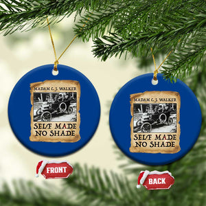 Madam CJ Walker Self Made Millionaire Ceramic Ornament Strong Black Woman Leader TS12 1pc Blue Print Your Wear