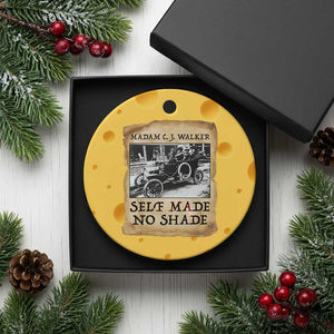 Madam CJ Walker Self Made Millionaire Ceramic Ornament Strong Black Woman Leader TS12 1pc Yellow Cheese Print Your Wear