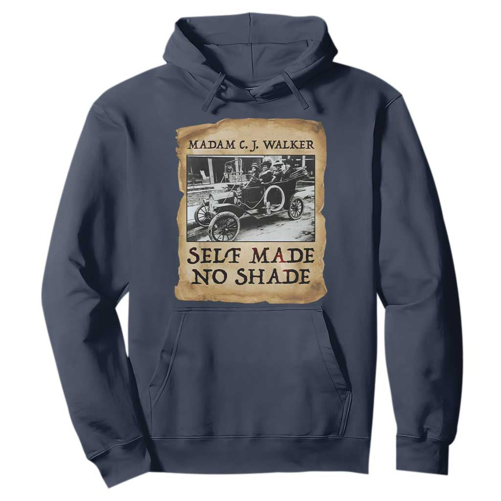 Madam CJ Walker Self Made Millionaire Hoodie Strong Black Woman Leader TS12 Navy Print Your Wear