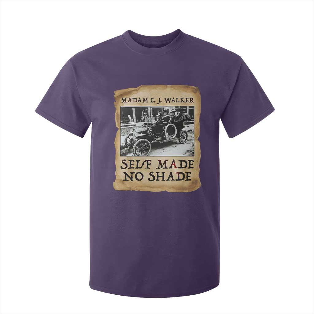 Madam CJ Walker Self Made Millionaire T Shirt For Kid Strong Black Woman Leader TS12 Purple Print Your Wear