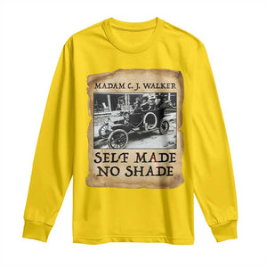 Madam CJ Walker Self Made Millionaire Long Sleeve Shirt Strong Black Woman Leader TS12 Daisy Print Your Wear