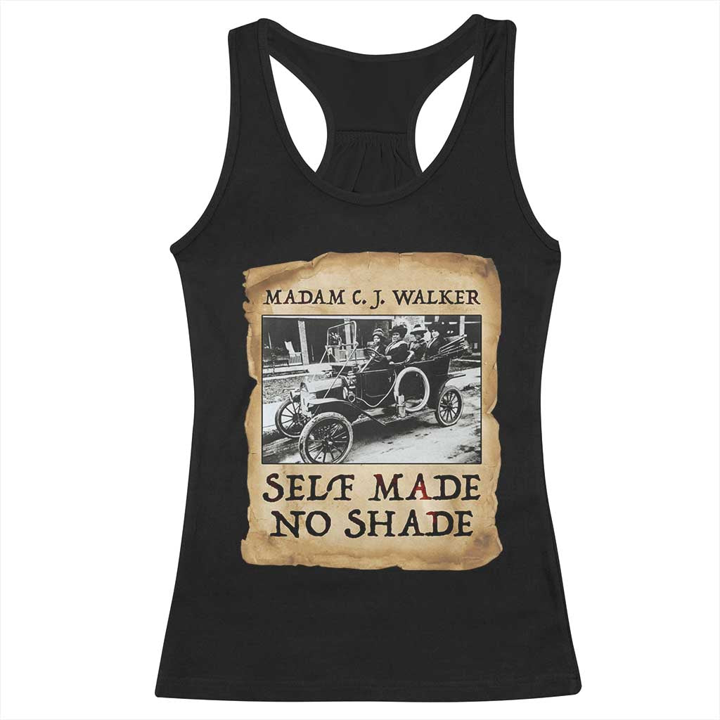 Madam CJ Walker Self Made Millionaire Racerback Tank Top Strong Black Woman Leader TS12 Black Print Your Wear
