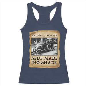 Madam CJ Walker Self Made Millionaire Racerback Tank Top Strong Black Woman Leader TS12 Navy Print Your Wear