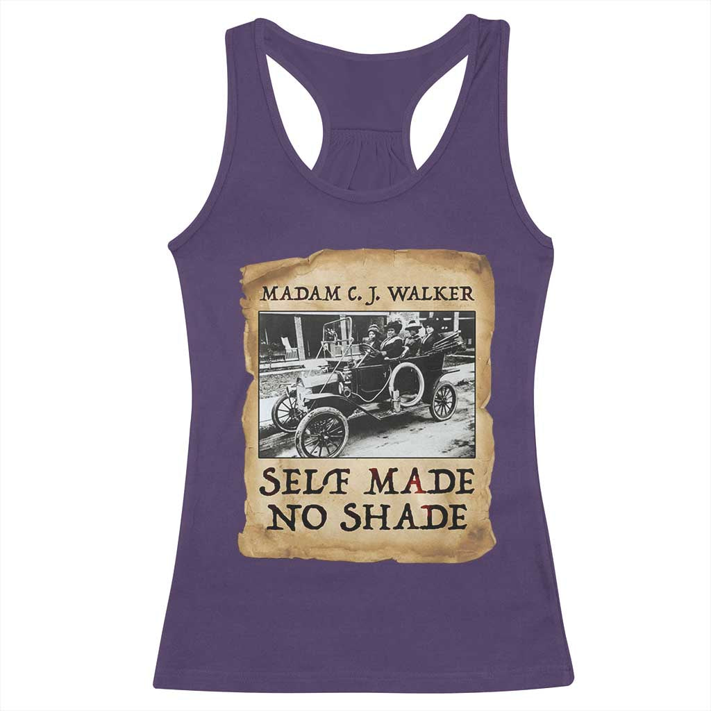 Madam CJ Walker Self Made Millionaire Racerback Tank Top Strong Black Woman Leader TS12 Purple Print Your Wear