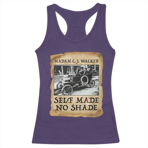 Madam CJ Walker Self Made Millionaire Racerback Tank Top Strong Black Woman Leader TS12 Purple Print Your Wear