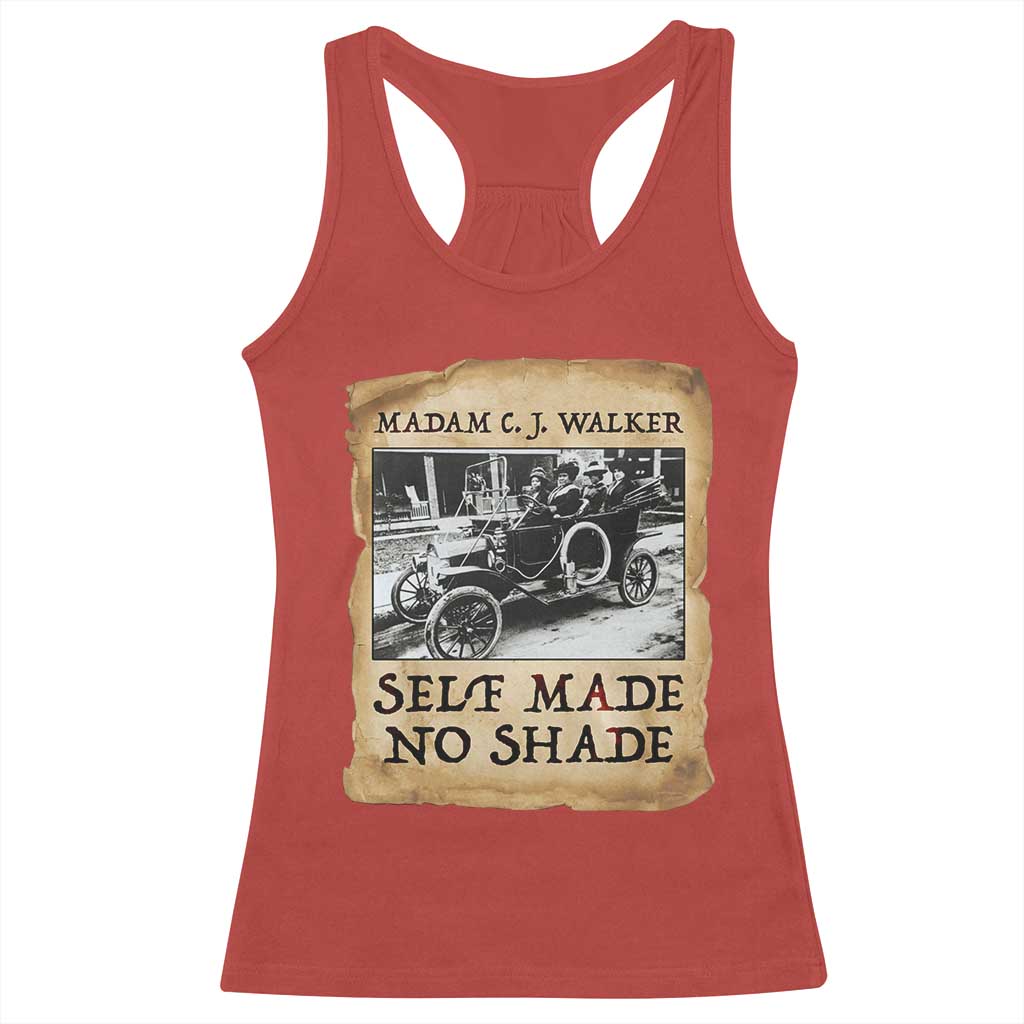 Madam CJ Walker Self Made Millionaire Racerback Tank Top Strong Black Woman Leader TS12 Red Print Your Wear