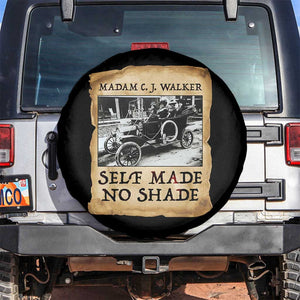 Madam CJ Walker Self Made Millionaire Spare Tire Cover Strong Black Woman Leader TS12 No hole Black Print Your Wear